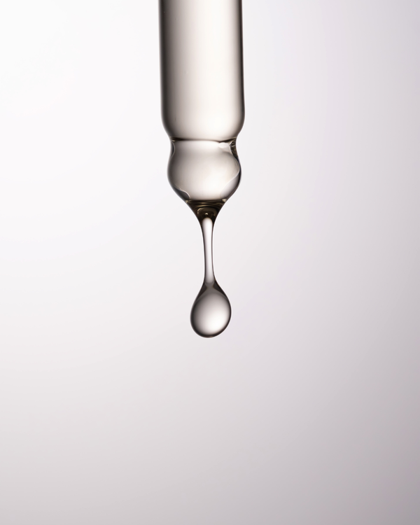 Oil dropping from dropper 