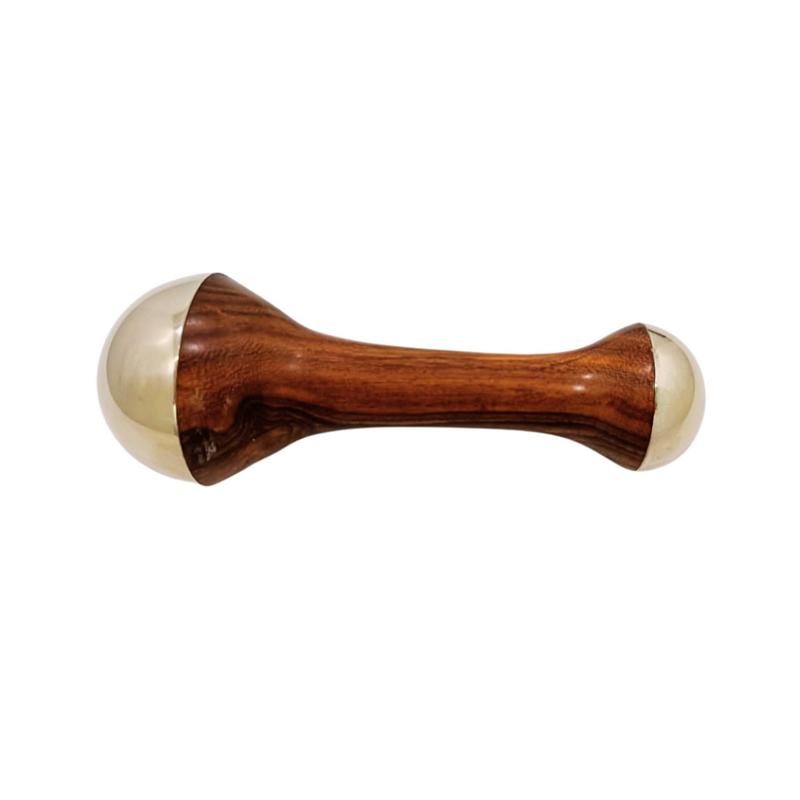 Dual-Dome Kansa Wand | Ayurvedic Tool for Detoxification