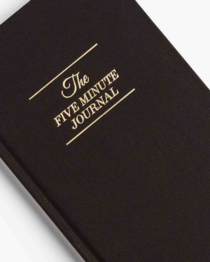 The Five Minute Journal - Bold Black