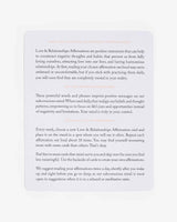 Mindful Affirmations for Love & Relationships