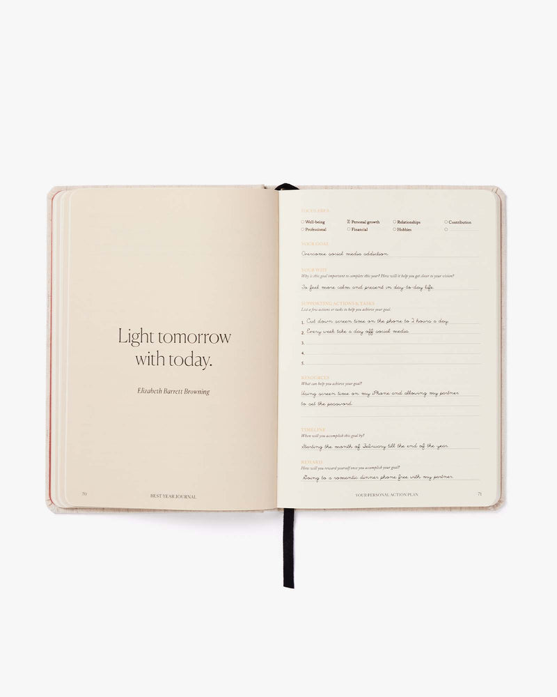 Best Year Journal - Pink