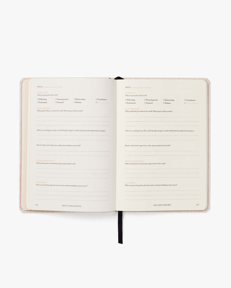 Best Year Journal - Pink