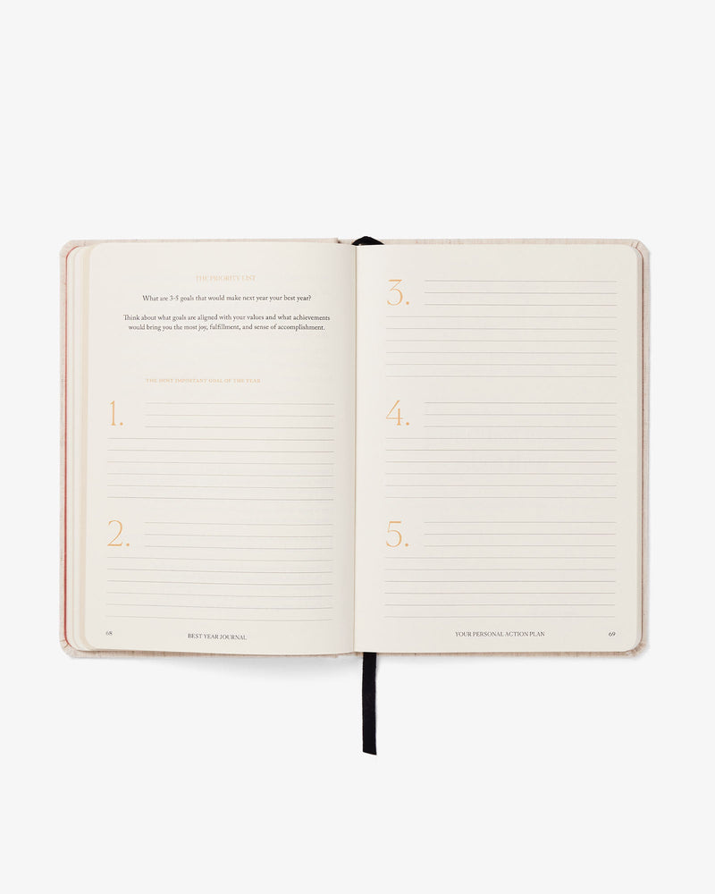 Best Year Journal - Pink