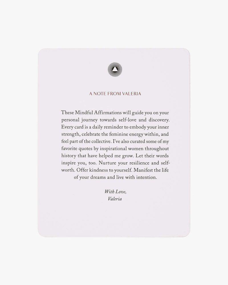 Mindful Affirmations for Women by Valeria Lipovetsky