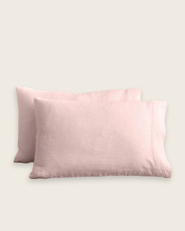Stonewashed Linen Pillowcases