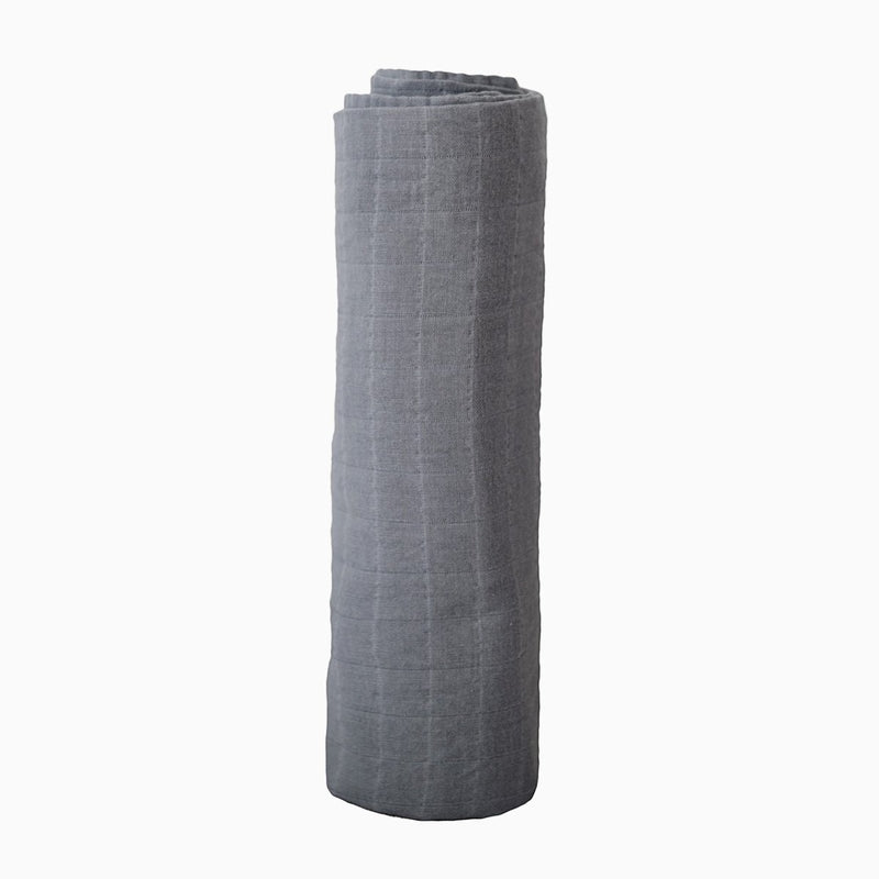 Mushie Muslin Swaddle Blanket Organic Cotton Tradewinds