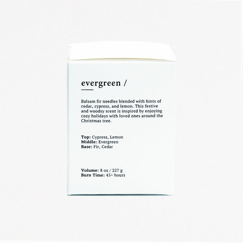 Candle Folk Evergreen Soy Candle