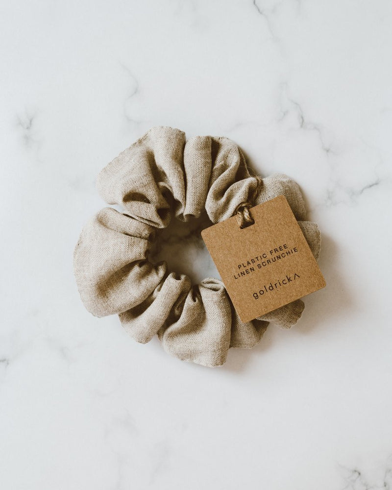 Goldrick Natural Living Linen Scrunchie