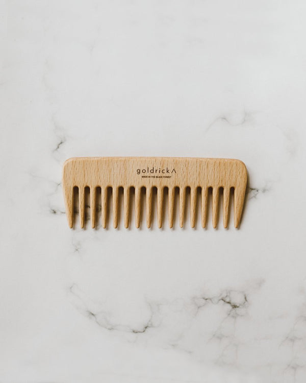 Goldrick Natural Living Wooden Hair Comb
